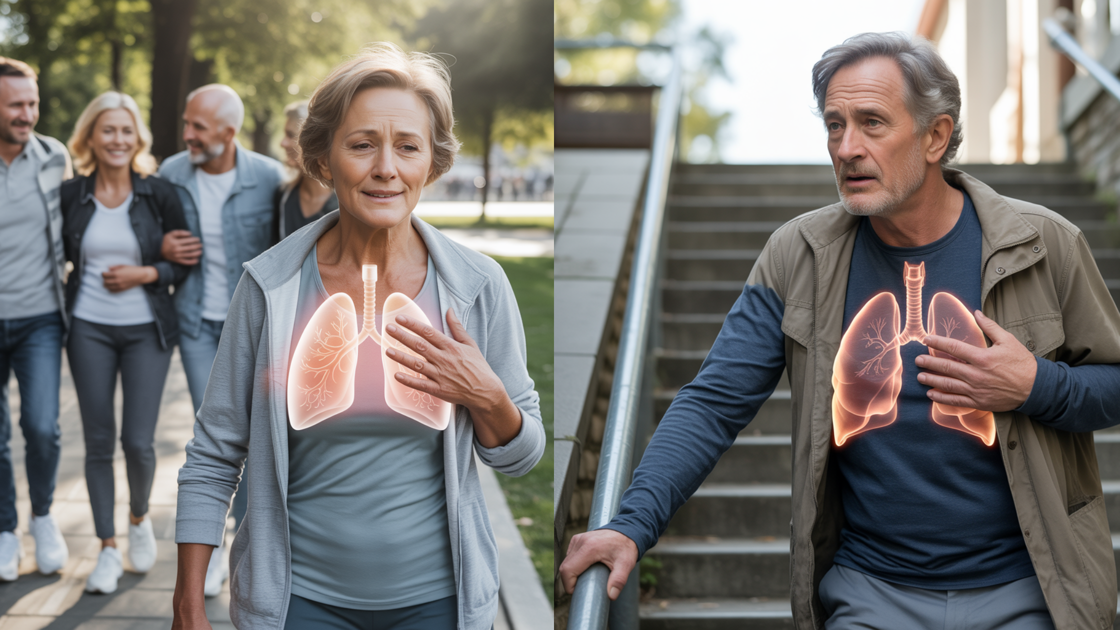 Struggling chest pain.